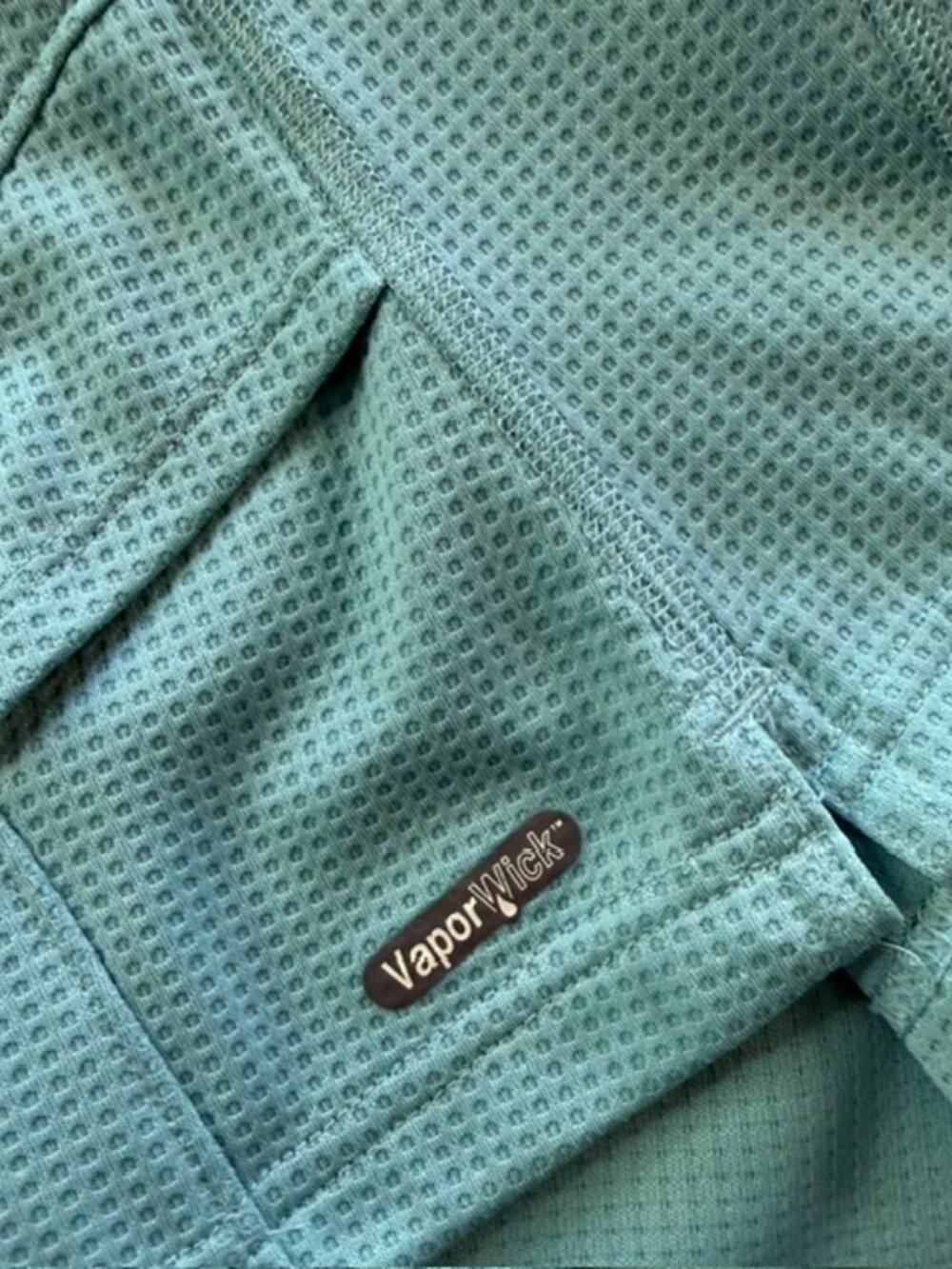 The North Face Vaporwick Cycling Jersey Women Extra Large Teal 1/4 Zip Polyester - Picture 5 of 10